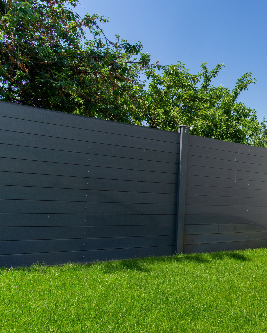 Newly installed Colorbond fence in Sydney